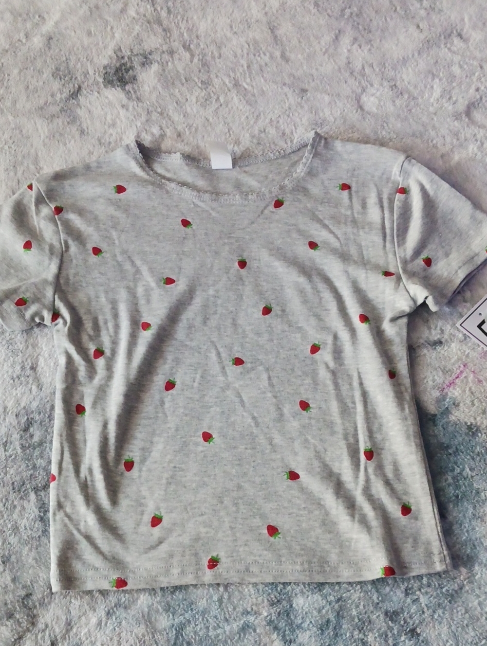 Strawberry Print Tee